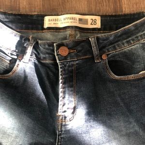 Barbell Apparel Skinny Jeans 28